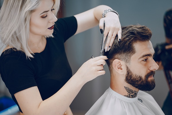 Men's haircut service
